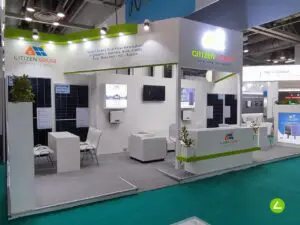 Delhi REI Renewable Energy Stall Design Company