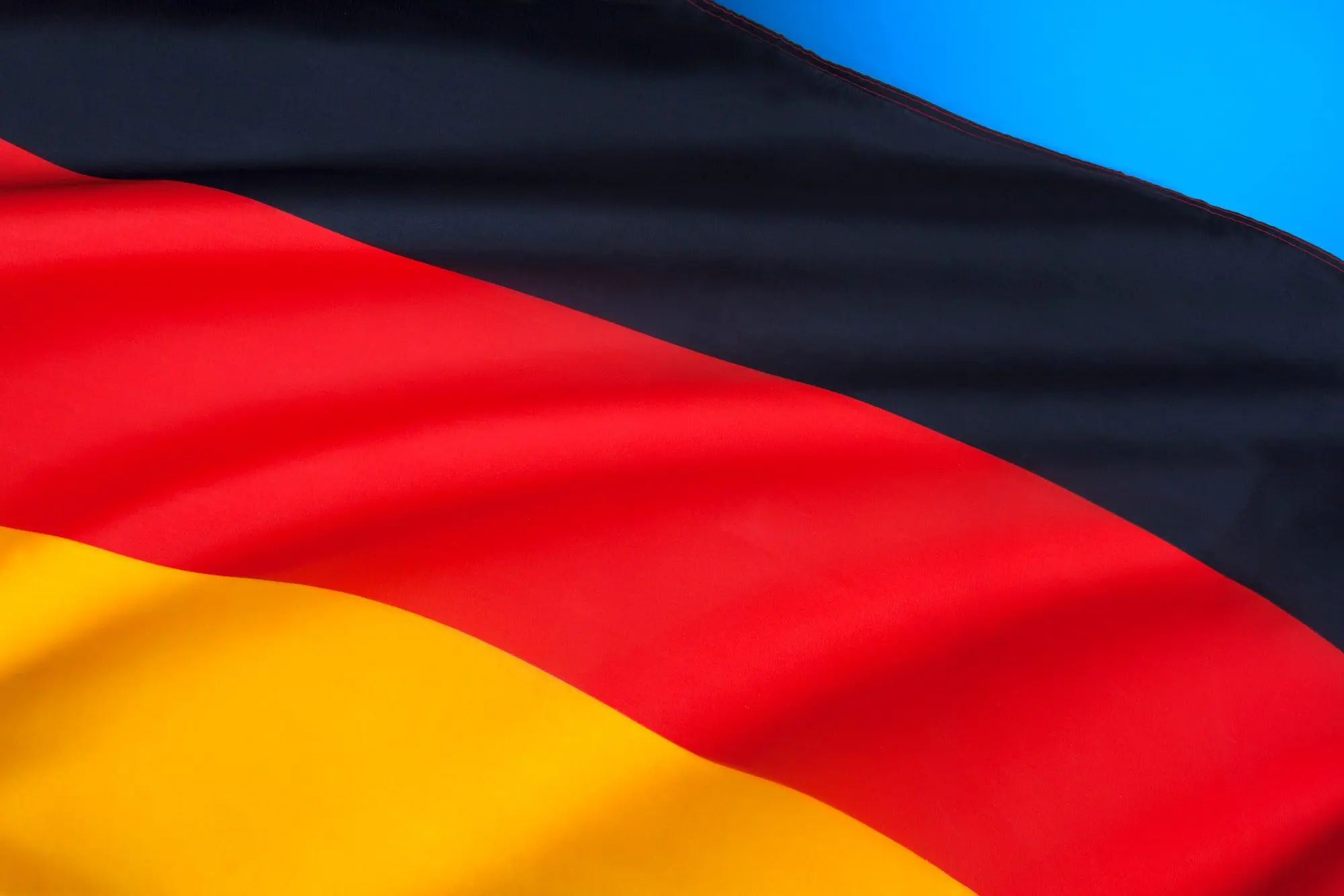 The flag of Germany