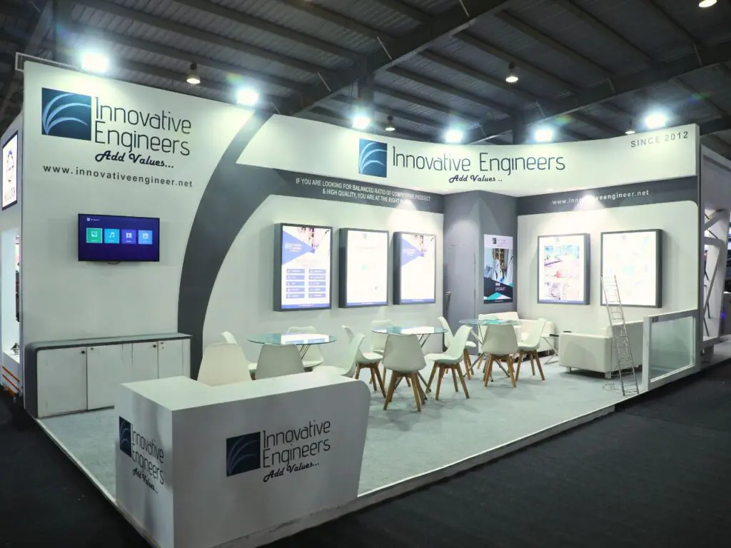 Custom exhibition stall design and fabrication agency Pharmatec