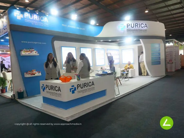 Exhibition stall design and fabrication company Pharmatech and Labtech