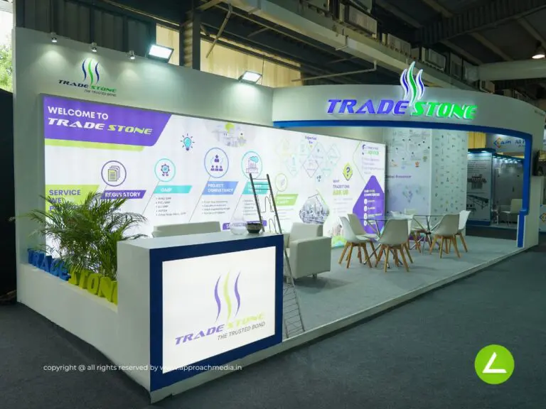 Innovative custom exhibition stall fabricator Pharmatec