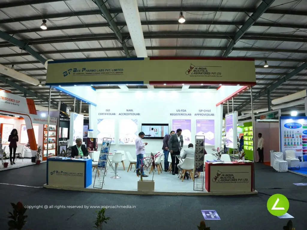 Reliable exhibition stall fabrication services Pharmatec