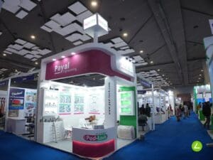 exhibition stall fabrication services Plast India