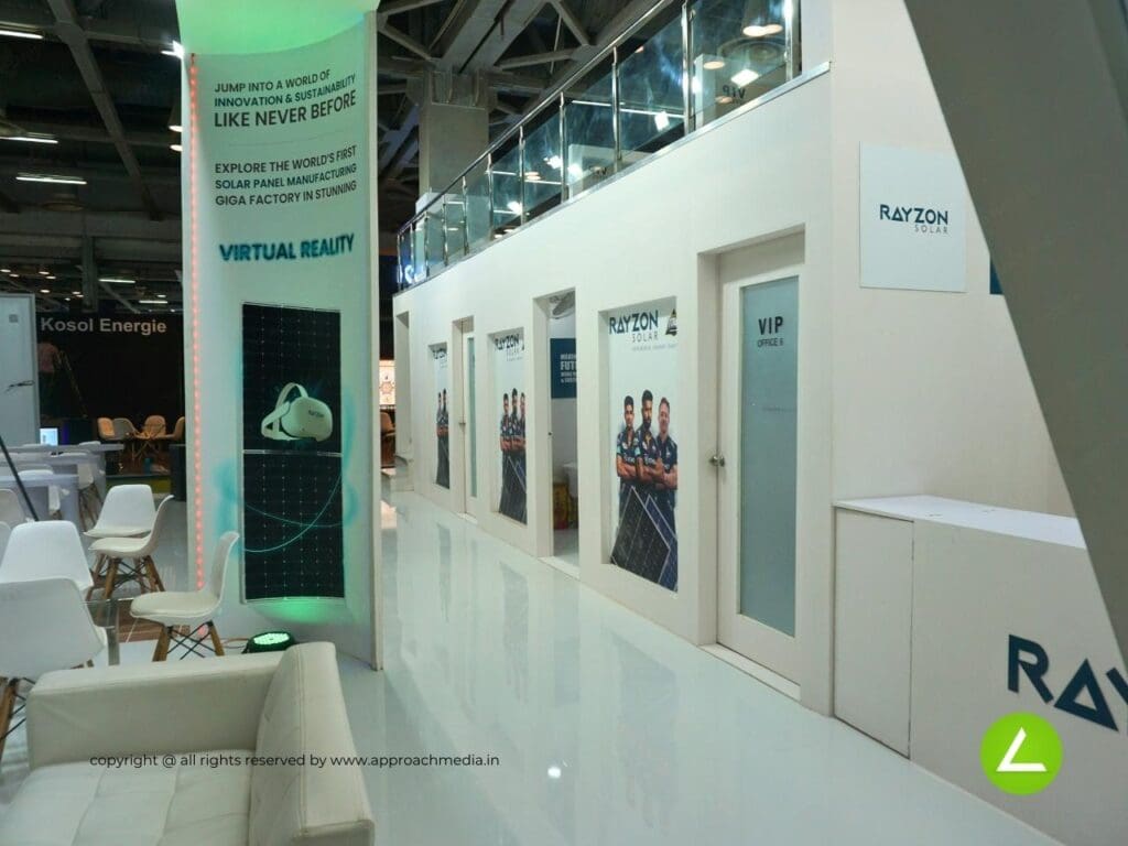 Mezzanine exhibition stand designer